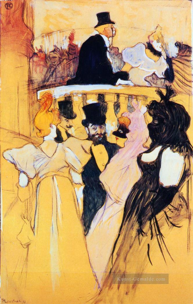 am Opernball 1893 Toulouse Lautrec Henri de Ölgemälde